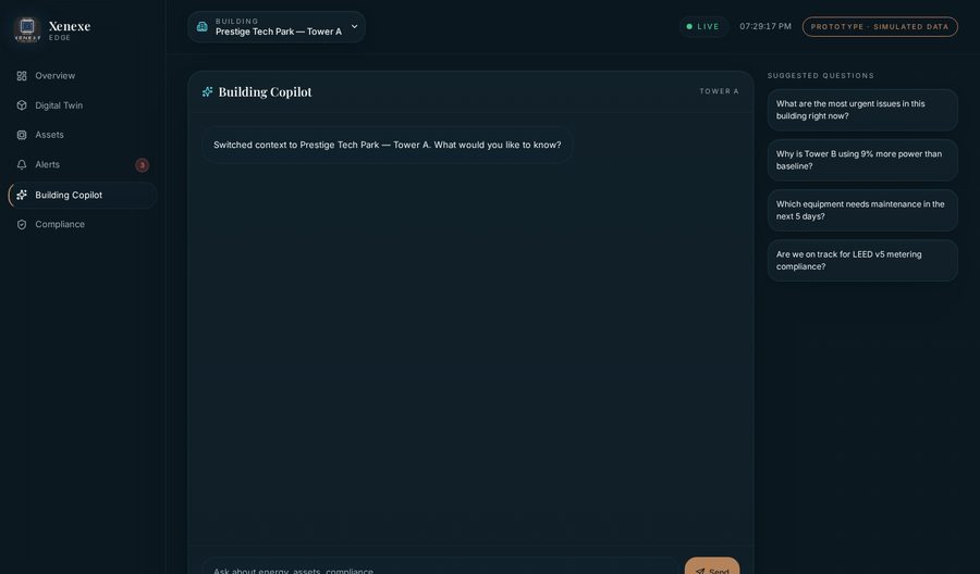 Xenexe Edge — Building Copilot
